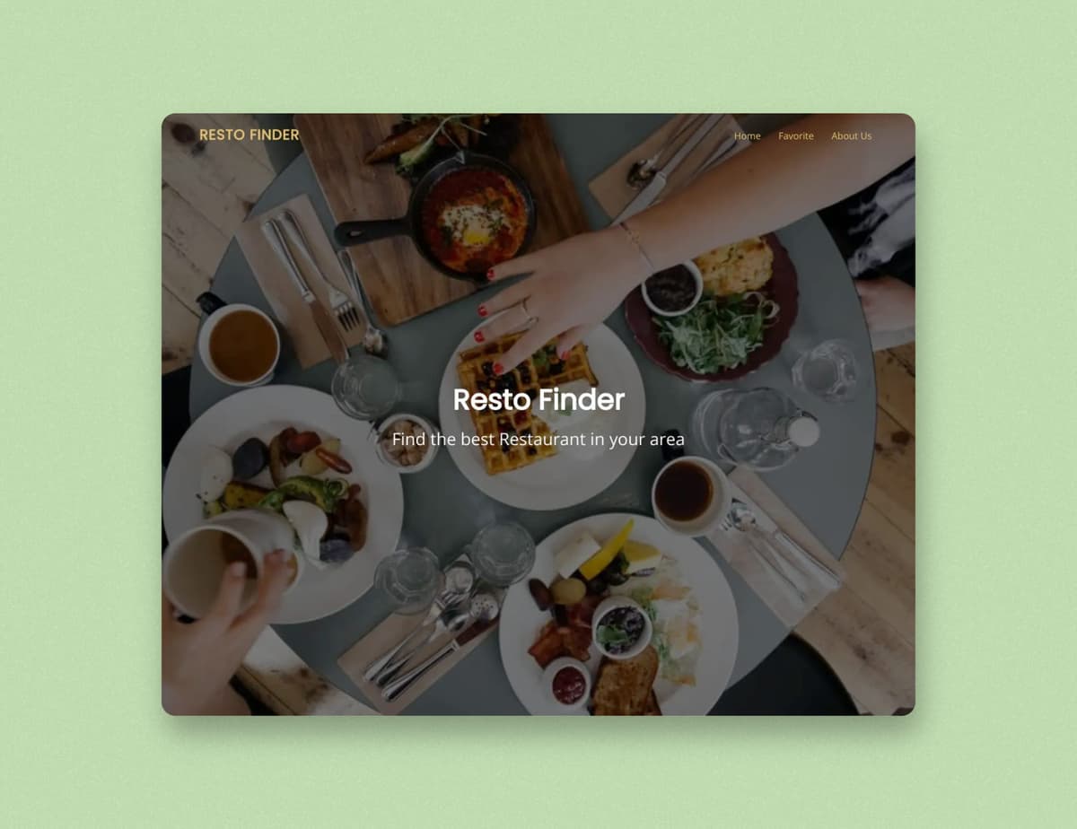 Resto Finder