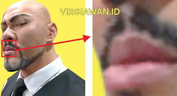 Contoh bitmap ketika dizoom