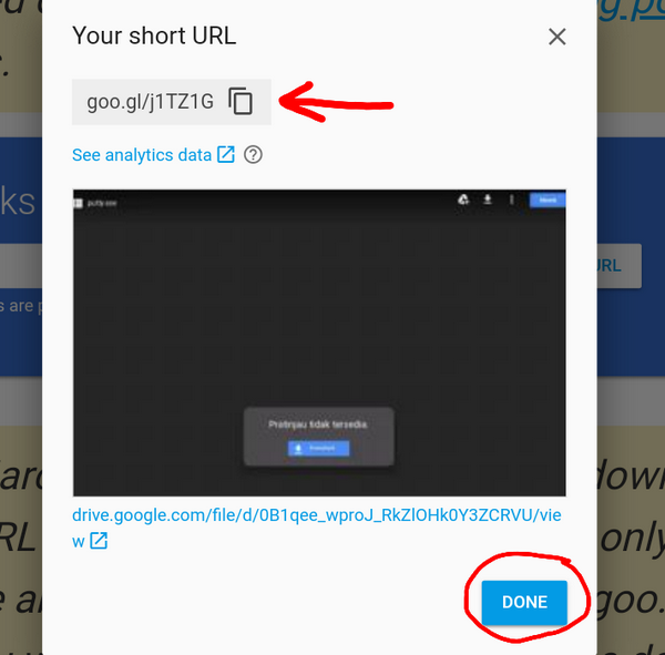 Cara memperpendek link (short link) menggunakan Google