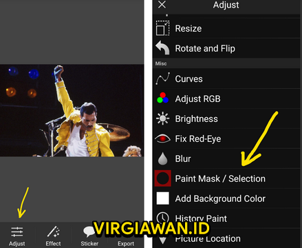 tutorial membuat Foto Siluet Menggunakan Android