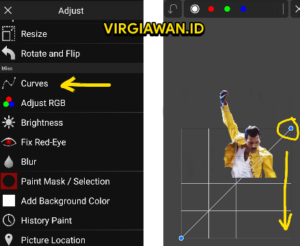 tutorial membuat Foto Siluet Menggunakan Android